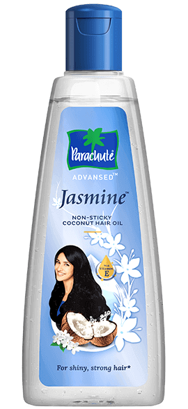 A bottle of Parachute Advansed Jasmine Oil
